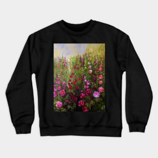 Hollyhocks Crewneck Sweatshirt